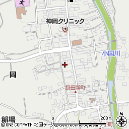 福島県伊達市霊山町掛田新町6周辺の地図