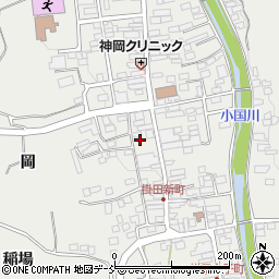 福島県伊達市霊山町掛田新町6周辺の地図