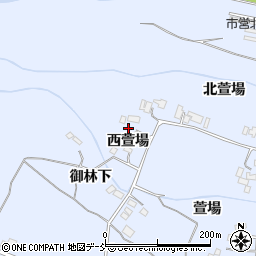 福島県福島市笹木野（西萱場）周辺の地図