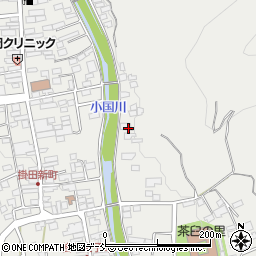 福島県伊達市霊山町掛田辻向周辺の地図