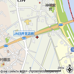 新潟県新潟市南区臼井1121-1周辺の地図