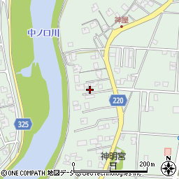 新潟県新潟市南区十五間70周辺の地図