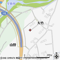 福島県相馬市今田大竹105周辺の地図