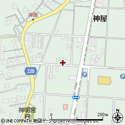新潟県新潟市南区十五間412-2周辺の地図
