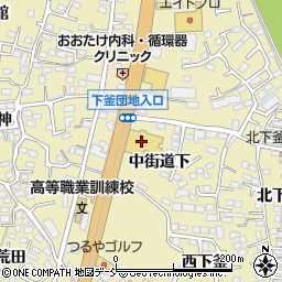 東日本三菱福島本内店クリーンカー福島本内周辺の地図