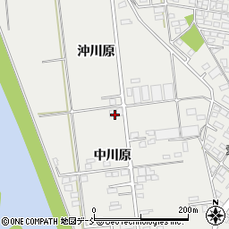 福島県福島市岡部中川原118周辺の地図