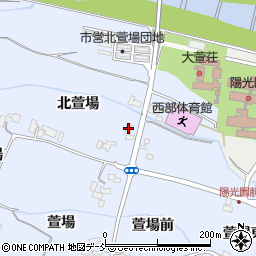 福島県福島市笹木野（北萱場）周辺の地図
