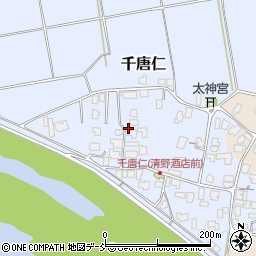 新潟県阿賀野市千唐仁周辺の地図