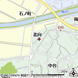 福島県相馬市柏崎北向周辺の地図