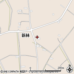 福島県福島市町庭坂新林8周辺の地図
