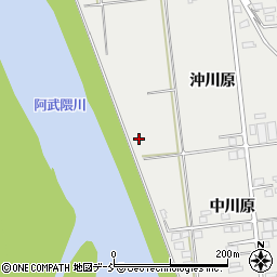 福島県福島市岡部沖川原94周辺の地図