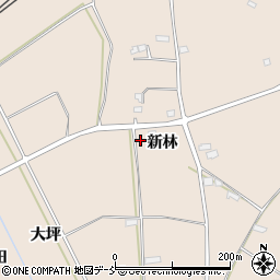 福島県福島市町庭坂新林67周辺の地図