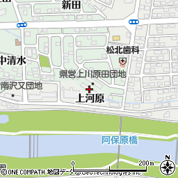 県営上川原田団地２号棟周辺の地図