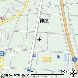新潟県新潟市南区神屋406周辺の地図