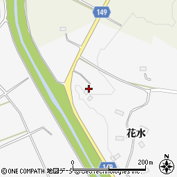 福島県伊達市霊山町山戸田五郎内周辺の地図