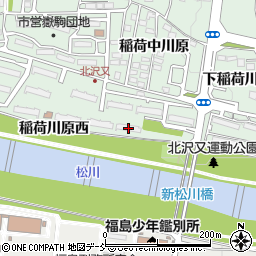市営北沢又団地３号棟周辺の地図