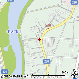 新潟県新潟市南区神屋574-1周辺の地図