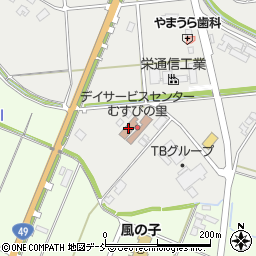 阿賀野市デイサービスセンターむすびの里周辺の地図