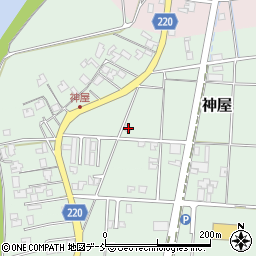 新潟県新潟市南区神屋345-1周辺の地図