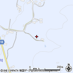福島県伊達市保原町富沢（保呂助）周辺の地図
