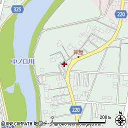 新潟県新潟市南区神屋570周辺の地図