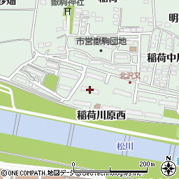 市営北沢又団地８号棟周辺の地図