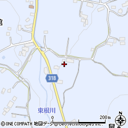 福島県伊達市保原町富沢荒五郎内周辺の地図