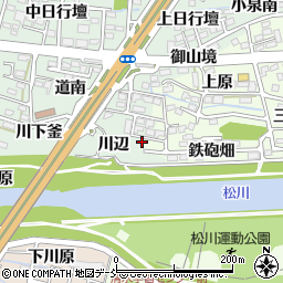 福島ギター学院周辺の地図
