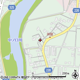 新潟県新潟市南区神屋493周辺の地図