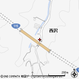 福島県伊達市保原町柱田西沢30周辺の地図