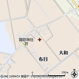 新潟県阿賀野市布目周辺の地図