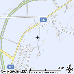 福島県伊達市保原町富沢檀ノ入周辺の地図
