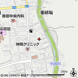 福島県伊達市霊山町掛田中町周辺の地図