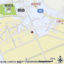 新潟県新潟市南区朝捲622周辺の地図