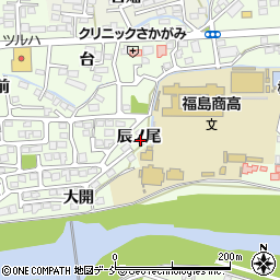 福島県福島市丸子辰ノ尾周辺の地図