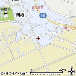 新潟県新潟市南区朝捲571周辺の地図