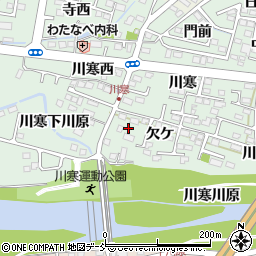 福島県福島市北沢又欠ケ32-1周辺の地図