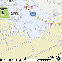 新潟県新潟市南区朝捲571-1周辺の地図