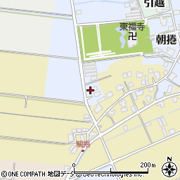 新潟県新潟市南区朝捲783周辺の地図
