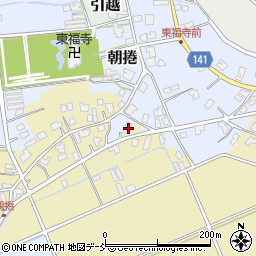 新潟県新潟市南区朝捲617周辺の地図
