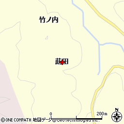 福島県伊達市霊山町大石莇田周辺の地図