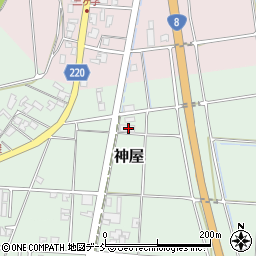 新潟県新潟市南区神屋660周辺の地図
