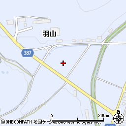 福島県伊達市保原町富沢大平周辺の地図
