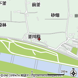福島県福島市笹谷釜川原4-11周辺の地図