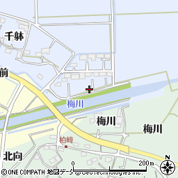 福島県相馬市新田梅川周辺の地図