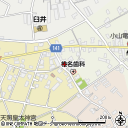 新潟県新潟市南区臼井1389周辺の地図