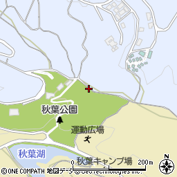 秋葉山周辺の地図