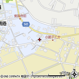 新潟県新潟市南区朝捲557-2周辺の地図
