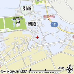 新潟県新潟市南区朝捲603-1周辺の地図