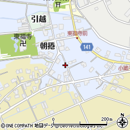 新潟県新潟市南区朝捲598-1周辺の地図